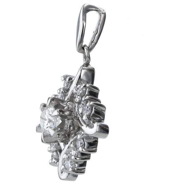 ☆素敵！きらきら輝き天然ダイヤモンド0.10ct PT900ペンダント新品同様！ プラチナ900【0.2ct ラボダイヤモンドネックレス】ミルグレイン 未来の