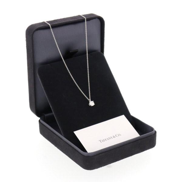 TIFFANY&Co. ティファニー Pt950 プラチナ ソリティアネックレス TIFFANY&Co. ティファニー Pt950 プラチナ ソリティアネックレス
