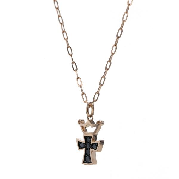 値下げ！！ガガミラノピンクゴールドネックレス