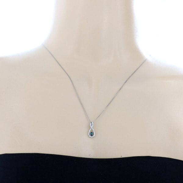 Pt850 P900 プラチナ ネックレス アレキサンドライト 0.13ct 