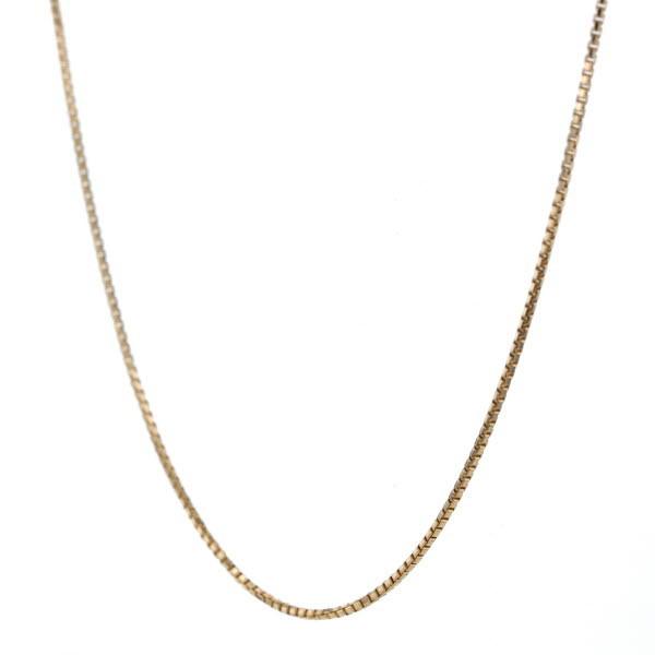 極美品刻印 750 K18ゴールド ベネチアン チェーンネックレス LASoma ラソマ K18YG 750 イエローゴールド ネックレス