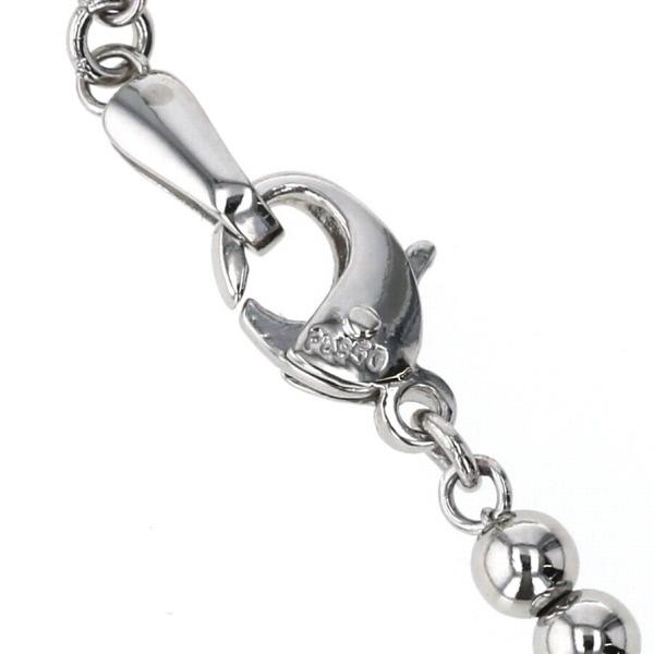 Pt850 プラチナ ネックレス ミラーカット ボール グラデーション