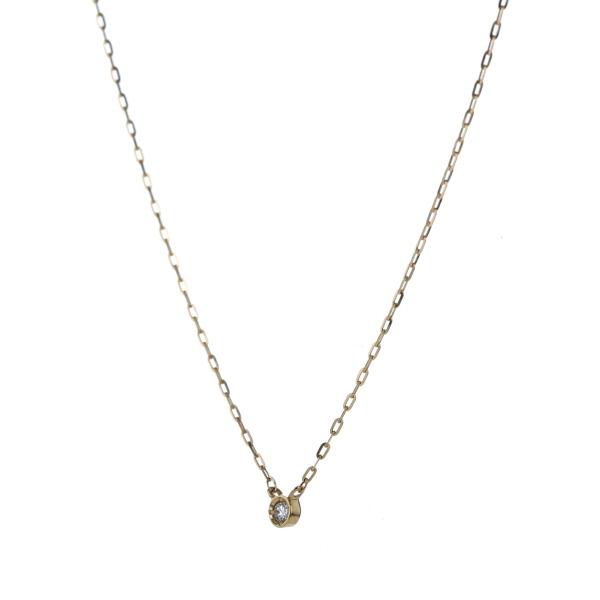 ete エテ K10YG イエローゴールド ネックレス ダイヤモンド 0.01 ete エテ K10YG イエローゴールド ネックレス ダイヤモンド 0.01