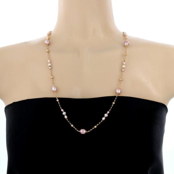MIKIMOTO ミキモト K18YG イエローゴールド ネックレス マルチ MIKIMOTO ミキモト K18YG イエローゴールド ネックレス マルチ