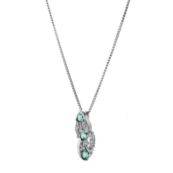 Pt900 Pt850 プラチナ ネックレス アレキサンドライト 0.50ct