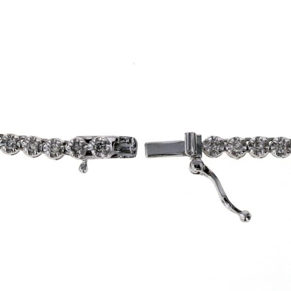 StarJewelry K18WG ホワイトゴールド ネックレス テニス StarJewelry K18WG ホワイトゴールド ネックレス テニス