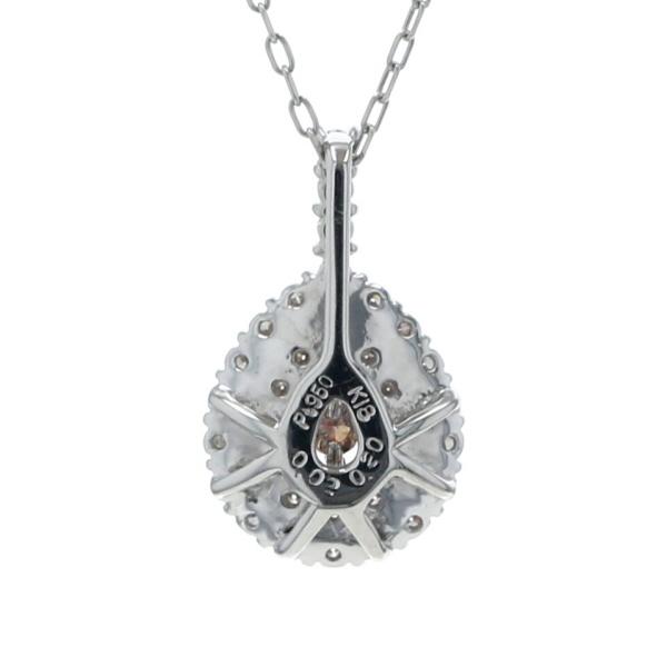 Pt950 Pt850 K18PG ネックレス ダイヤモンド0.20ct ピンクダイヤ 0.02