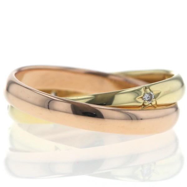 Star Jewelry スタージュエリー K18YG イエローゴールド リング