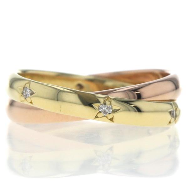 Star Jewelry スタージュエリー K18YG イエローゴールド リング