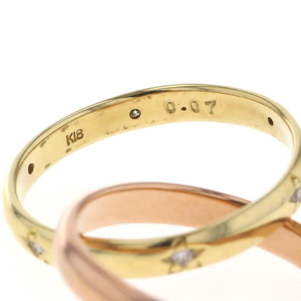 スタージュエリー　18k イエローゴールドリング Star Jewelry スタージュエリー K18YG イエローゴールド リング