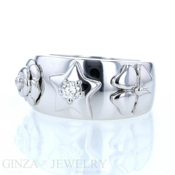 K18WG ホワイトゴールド リング シャネル CHANEL 1P ダイヤモンド