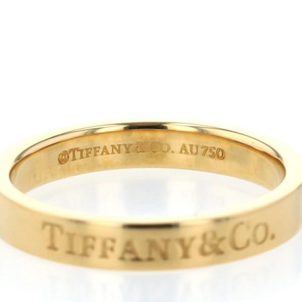 TIFFANY&Co. ティファニー K18YG イエローゴールド フラットバンド