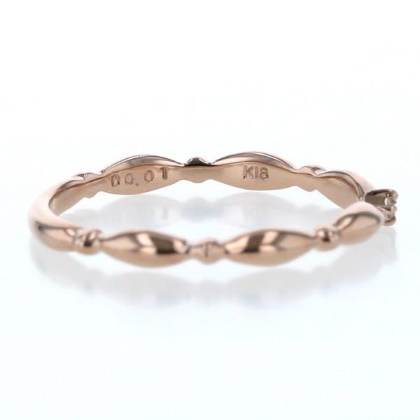 ギリオン 24-7 K18PG ピンクゴールド リング ダイヤモンド 0.01ct 一粒