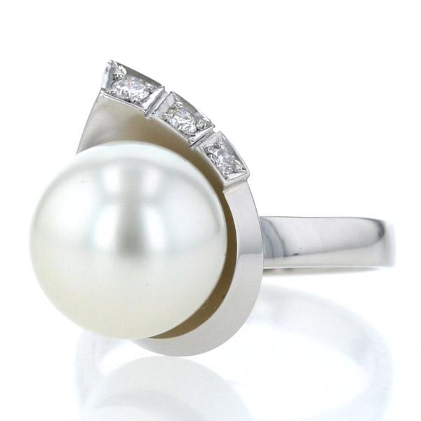 SEIKO セイコー Pt900 プラチナ リング パール 真珠10.7mm