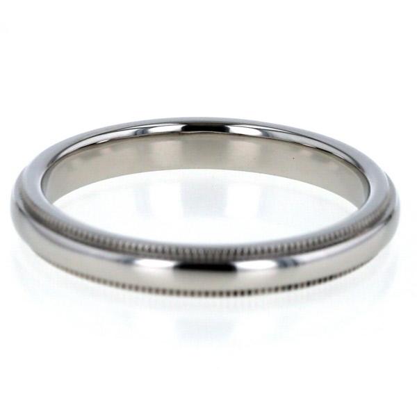ティファニー TIFFANY&Co. Pt950 プラチナ ミルグレイン バンド ティファニー TIFFANY&Co. Pt950 プラチナ ミルグレイン バンド