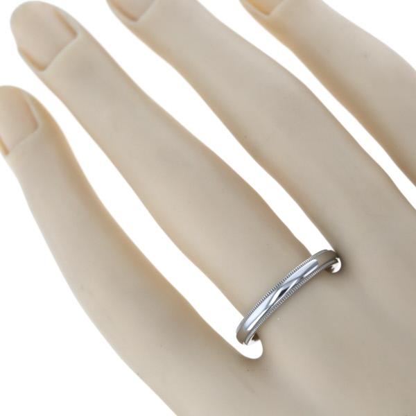 ティファニー TIFFANY&Co. Pt950 プラチナ ミルグレイン バンド ティファニー TIFFANY&Co. Pt950 プラチナ ミルグレイン バンド