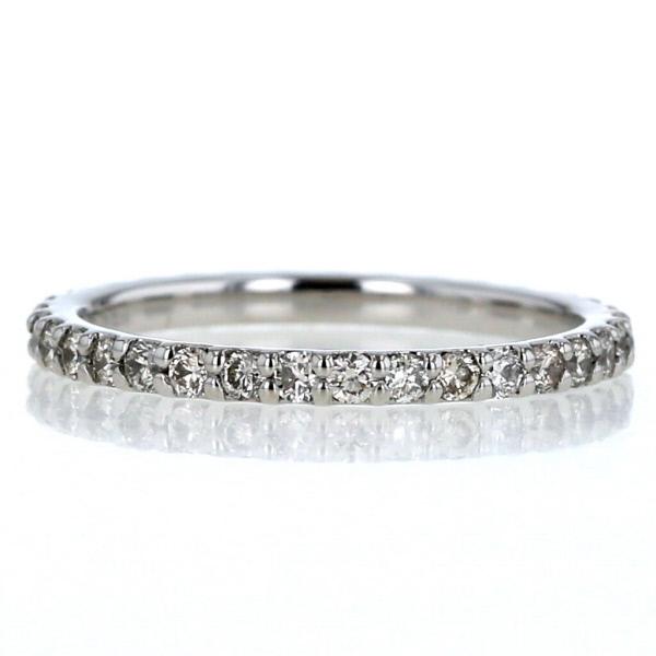 アム Umu Pt950 プラチナ フルエタニティ リング ダイヤモンド 0.62ct 
