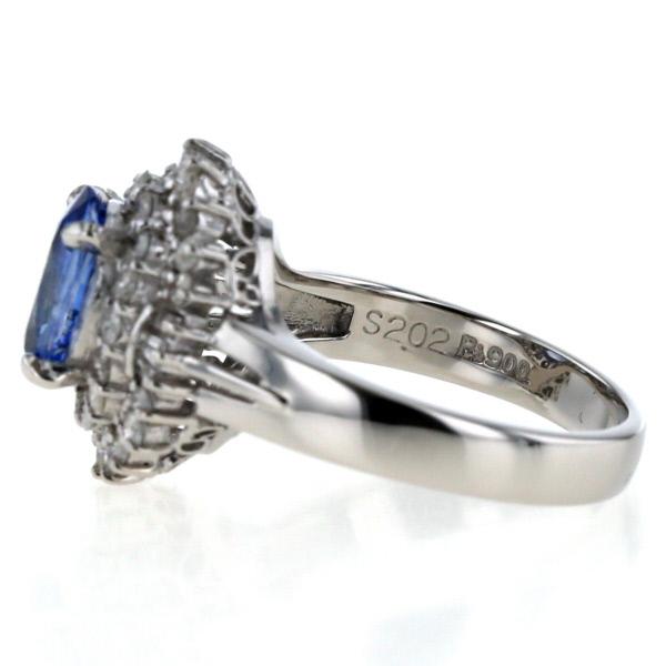 専用JJ315★最高級 ダイヤモンド2.03ct プラチナ リング 鑑別付 Pt900 プラチナ リング 非加熱サファイア 2.02ct ダイヤモンド 0.76ct