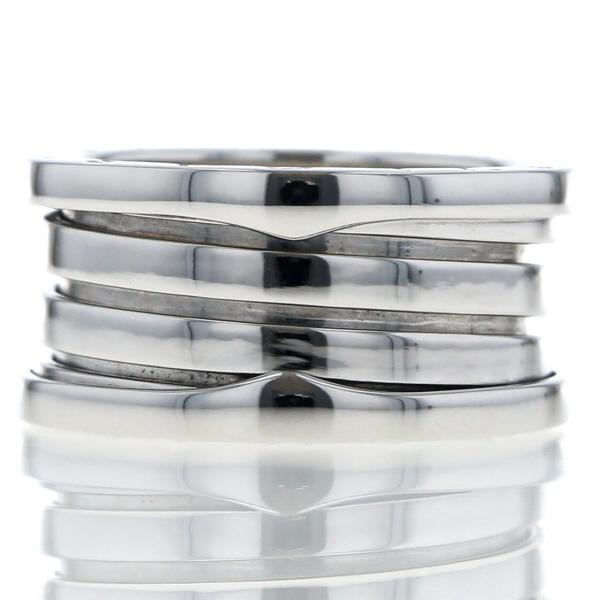 BVLGARI ブルガリ K18WG ホワイトゴールド B-Zero1 3バンド リング