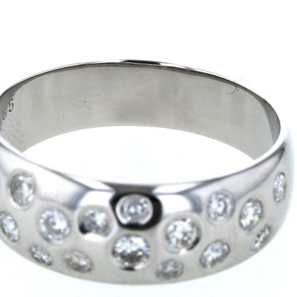 値下げ Pt900 プラチナ リング ダイヤモンド 0.85ct 月型甲丸 値下げ Pt900 プラチナ リング ダイヤモンド 0.85ct 月型甲丸