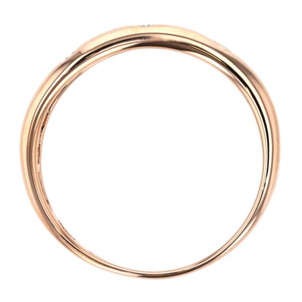 TAKE UP テイクアップ K18PG ピンクゴールド リング ダイヤモンド0.06