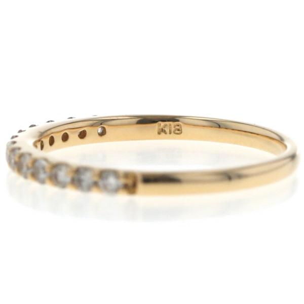 TSUTSUMI ツツミ K18YG リング ダイヤモンド 0.18ct ハーフエタニティ
