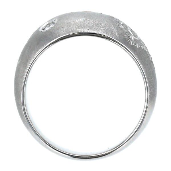 Pt900 K18YG プラチナ イエローゴールド リング ダイヤモンド