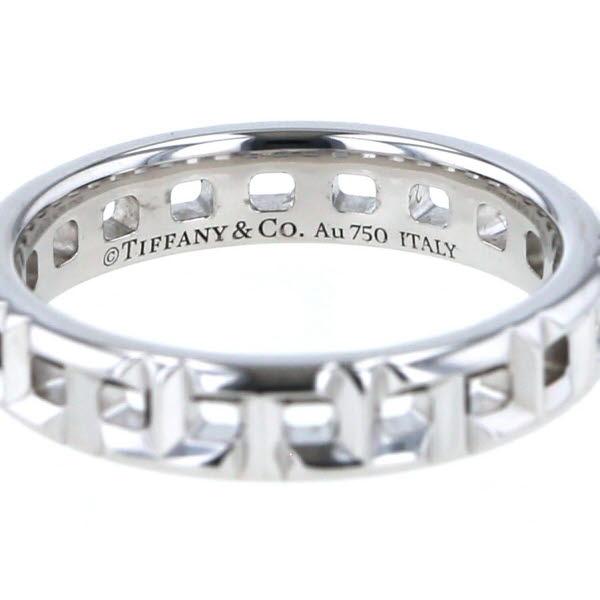 TIFFANY&Co. ティファニー K18WG ホワイトゴールド Tトゥルーナ