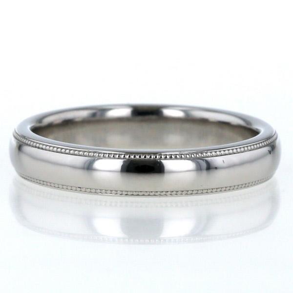 MIKIMOTO 結婚指輪 プラチナ950 リング MIKIMOTO ミキモト Pt950 プラチナ リング ミルグレイン 3.4mm