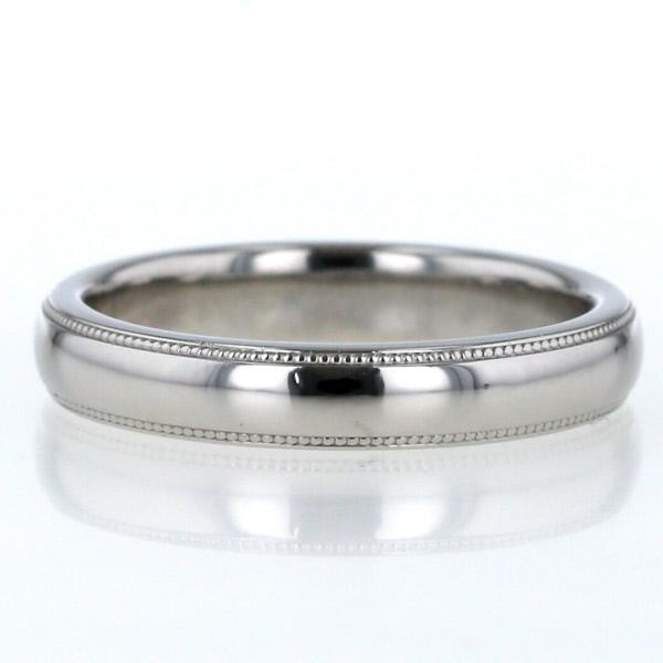 MIKIMOTO ミキモト Pt950 プラチナ リング ミルグレイン 3.4mm MIKIMOTO ミキモト Pt950 プラチナ リング ミルグレイン 3.4mm