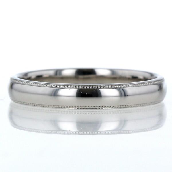 MIKIMOTO 結婚指輪 プラチナ950 リング MIKIMOTO ミキモト Pt950 プラチナ リング ミルグレイン ストレート