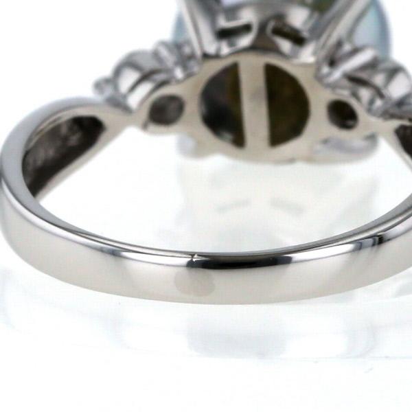 Pt900 プラチナ リング 真珠 9.0mm ダイヤモンド 0.14ct Pt900 プラチナ リング 真珠 9.0mm ダイヤモンド 0.14ct