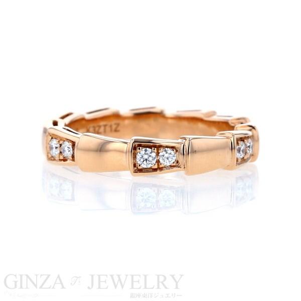 BVLGARI ブルガリ K18PG ピンクゴールド セルペンティ ヴァイパー リング デザイン 8号 指輪【新品仕上済】【af】【中古】