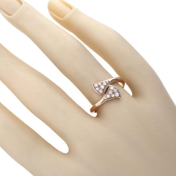 BVLGARI ブルガリ K18PG ピンクゴールド リング ダイヤモンド ディーヴァドリーム diva 扇 イチョウ 指輪 13号 箱付【新品仕上済】【zz】【中古】 :4000026801200404:Everydaygoldrush - 通販 - Yahoo!ショッピング BVLGARI ブルガリ K18PG ピンクゴールド リング ダイヤモンド ディーヴァドリーム diva 扇 イチョウ 指輪 13号 箱付【新品仕上済】【zz】【中古】 :4000026801200404:Everydaygoldrush - 通販 - Yahoo!ショッピング