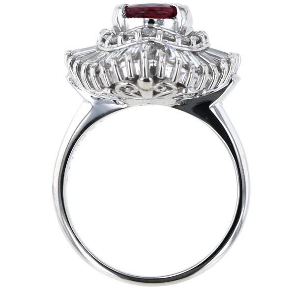 Pt900 プラチナ リング ルビー1.83ct ダイヤモンド1.12ct Pt900 プラチナ リング ルビー1.83ct ダイヤモンド1.12ct
