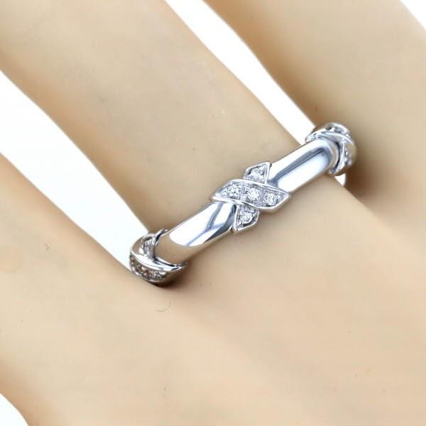 TIFFANY&Co ティファニー K18WG ホワイトゴールド シグネチャー リング
