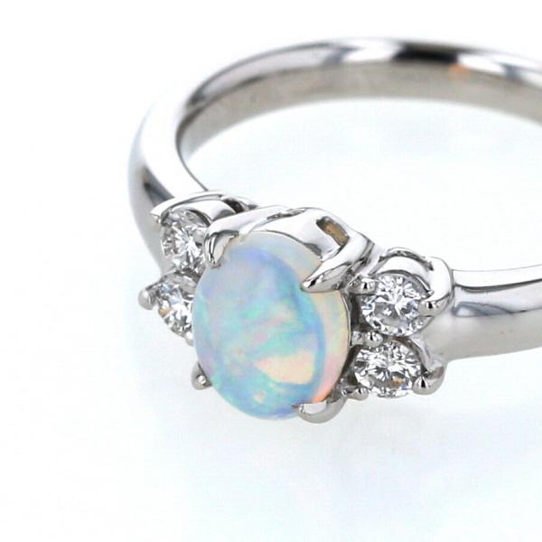 リング Pt900 ダイヤモンド0.21ct/0.40ct 11号 2連風 Pt900