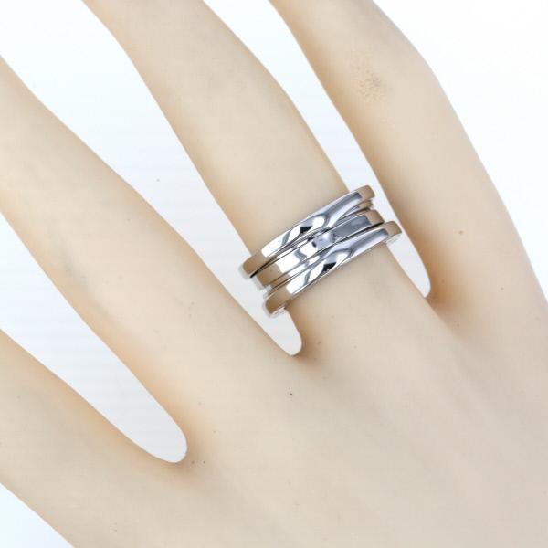 BVLGARI ブルガリブルガリリング　ホワイトゴールド BVLGARI ブルガリ K18WG ホワイトゴールド リング B-zero1 ビー