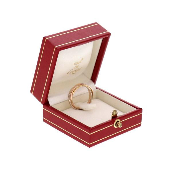 Cartier カルティエ K18YG WG PG トリニティリング XSサイズ Cartier カルティエ K18YG WG PG トリニティリング XSサイズ