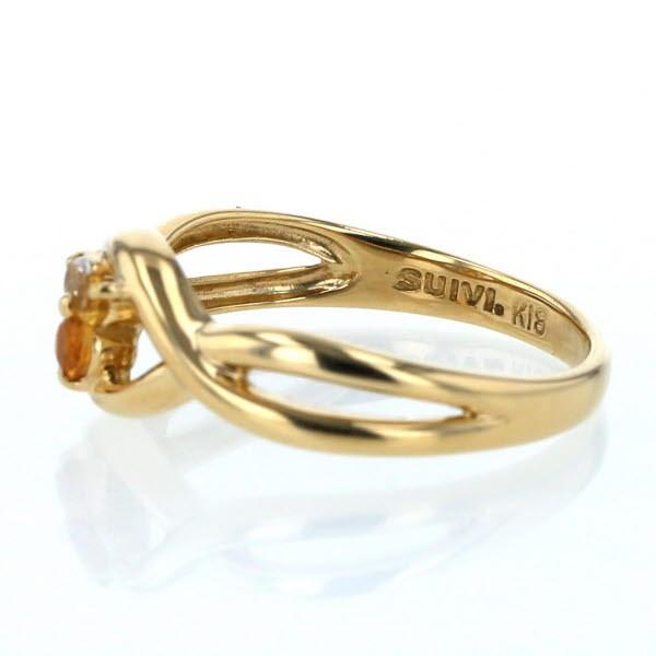 SUIVI スウィヴィ オンワード樫山 K18YG イエローゴールド リング
