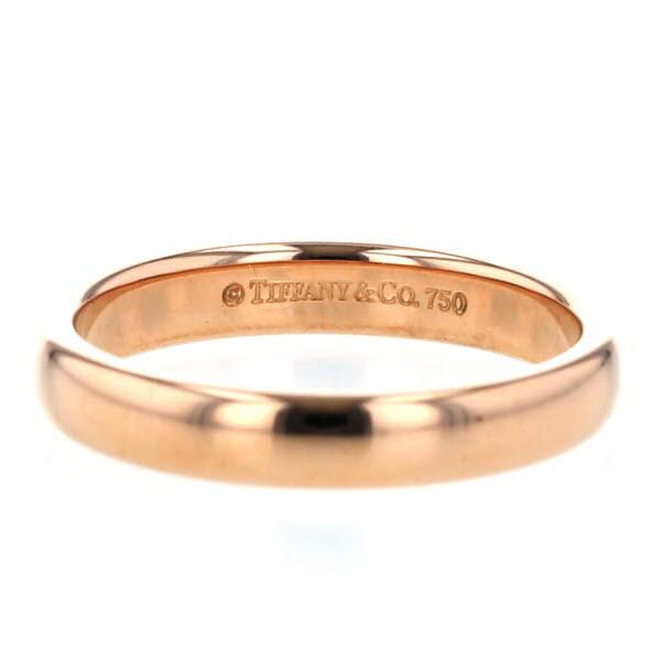 TIFFANY＆Co ティファニー K18PG ピンクゴールド 甲丸 リング