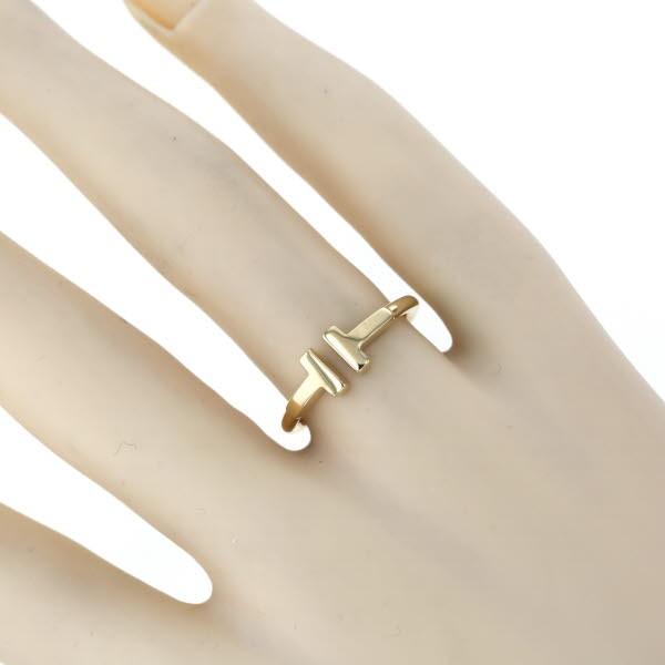 TIFFANY&Co. ティファニー K18YG イエローゴールド Tワイヤーリング  