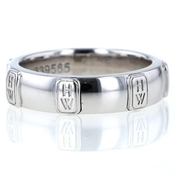 HARRY WINSTON ハリーウィンストン K18WG ホワイトゴールド HW HARRY WINSTON ハリーウィンストン K18WG ホワイトゴールド HW