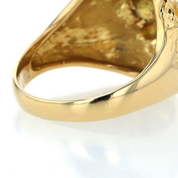 K18YG｜ペリドット＋キャッツアイ イエローゴールドリング K18YG｜ペリドット＋キャッツアイ イエローゴールドリング