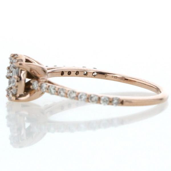 ESTEELE K18PG ピンクゴールド リング ダイヤモンド 0.31ct 値下げ ESTEELE エステール K18PG ピンクゴールド リング ダイヤモンド