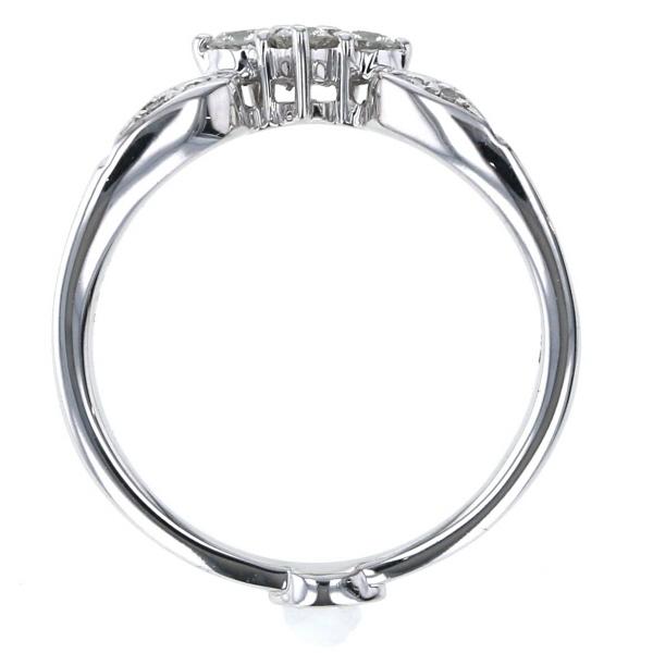 値下げ K18WG ホワイトゴールド リング ダイヤモンド 0.35ct ビーナス 
