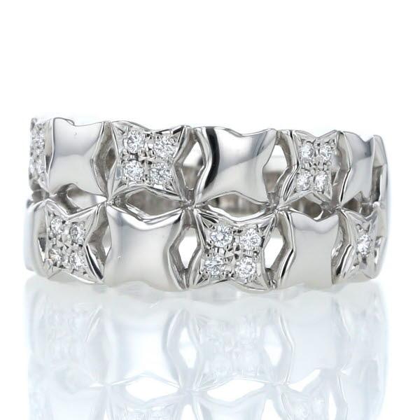 値下げ MIKIMOTO ミキモト Pt950 プラチナ リング ダイヤモンド0.16ct