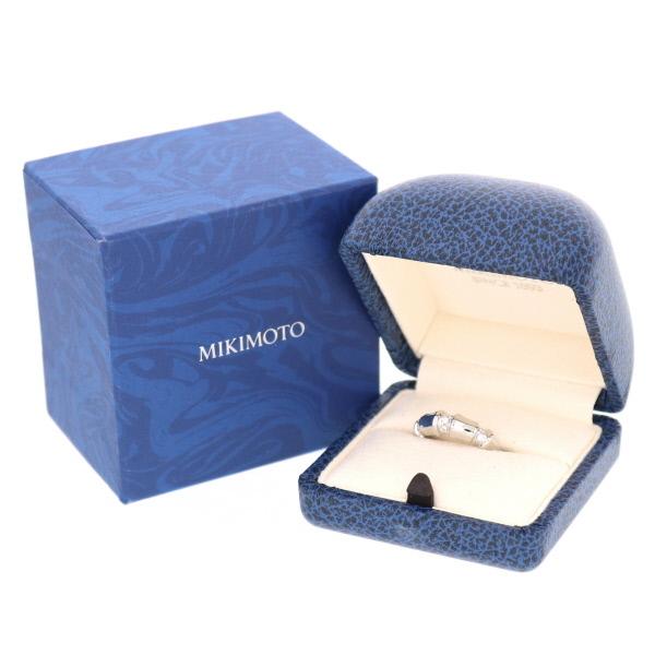 MIKIMOTO ミキモト Pt950 プラチナ リング ダイヤモンド 0.08ct MIKIMOTO ミキモト Pt950 プラチナ リング ダイヤモンド 0.08ct