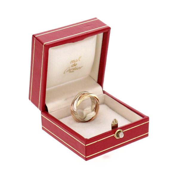 Cartier カルティエ K18YG WG PG 750 スリーカラーゴールド トリニティ