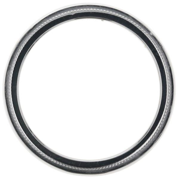 TIFFANY&Co. ティファニー Pt950 プラチナ トゥギャザーミルグレインバンドリング 4mm 指輪 13号【新品仕上済】【zz】【中古】の画像